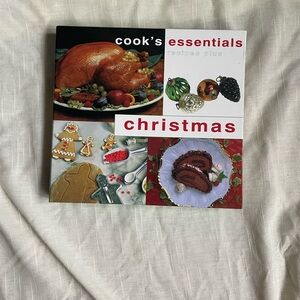 Cook’s essentials recipe plus Christmas book
with pop out stand & book jacket